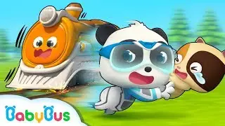 Super Panda Rescues Baby Kitten | Super Panda Rescue Team | Panda Cartoon | Kids Song | BabyBus