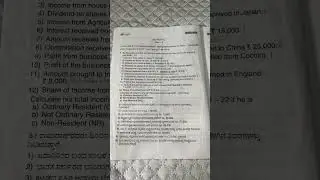 Bcom incomtax #2022 QP #vlog #edit #viralvideo #reels #shortvideo #reels #kannada #music #song #