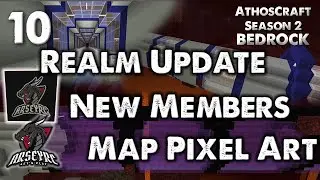 AthosCraft S2 - Bedrock Minecraft - Ideas, Shopping Area, New Members, and pixel art