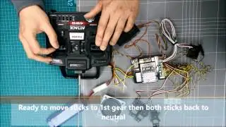TAMIYA MFC-03 Test Set Up Demo (56523), Step C: Transmission teaching mode