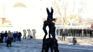 Carabinierii la gimnaziul nr.31 din Chișinău.