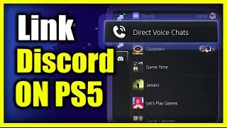 How to LINK your Discord Account on PS5 (No Phone or PC needed)