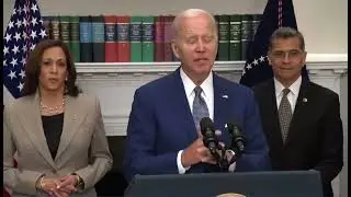 'End of Quote - Repeat the Line' &ndash; Joe Biden criticised after teleprompter gaffe