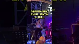 Perreando a full en el show 😂 #viraltiktok #musica #show #cantante #cumbia #cover #artista #fyp