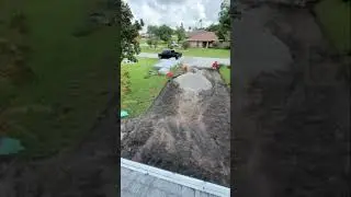 Day 2 of Installing a Paver Driveway. All about the paver base. #paverdriveway #driveway #pavers