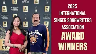 2025 ISSA International Music Duo Award winners Mahesh Mahadev and Priyadarshini | Acceptance Speech