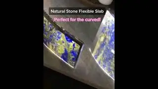 Stone Column & Curved space idea #Shorts