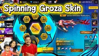 Free Fire New Event Yuji Itadori Groza Spinning -  hello telugu gamers