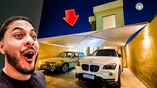 FINALMENTE COBRIMOS A GARAGEM DA NOSSA CASA❤🎉 FICOU INCRÍVEL !