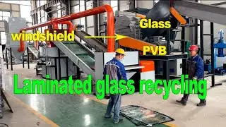 Windshield Recycling Machine | Laminated Glass Recycling Machine