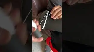 Tapeball bat threading ##batrepair