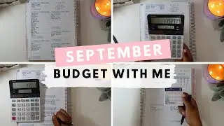September Budget With Me | August  Paycheck | Real Numbers | Budget By Paycheck | Single Mom Income