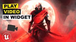 How To Add A Video To A Widget - Unreal Engine 5 Tutorial