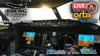 Vertical Cockpit | ChasePlane | REX Atmos | As | iFly B737 MAX8 🛫EBCI/Brussels South ✈️ LEGE/Girona🛬
