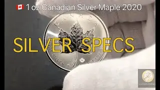 SILVER SPECS- 1 oz Canadian Silver Maple 2020 Security Features