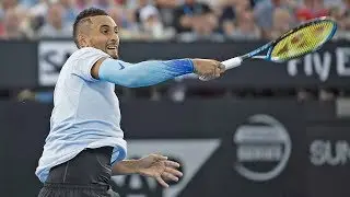 Crazy moments by Nick Kyrgios vs Matthew Ebden