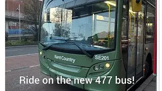 Riding the new enviro 200 on route 477