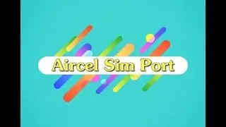 Aircel সিম পোর্ট নম্বর কি ভাবে বার করবোন ।।(without SMS)