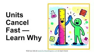 Why do cm units cancel when multiplying measurements?