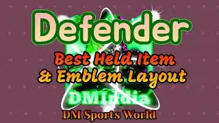 DEFENDER |  Best Held Item & Emblem Layout   |   DMIndia Recommendations Pokemon UNITE