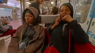 Metro Pyramides to Bercy Line 14. Paris Subway
