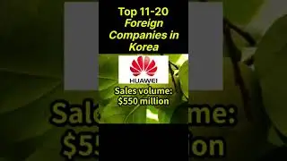 Top 11-20 Foreign Companies in Korea #koreannews #koreanbusiness #koreancompanies