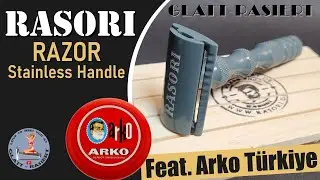 RASORI RAZOR STAINLESS HANDLE ║ Rasierhobel von Rasori.de - Nassrasur // GLATT - RASIERT