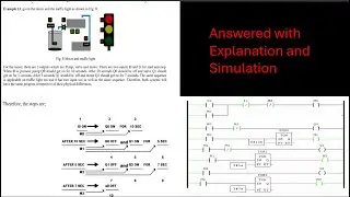 PLC Ladder Logic Tutorial &ndash; Mixer & Traffic Light Sequence (3 Outputs + Timers Explained!)