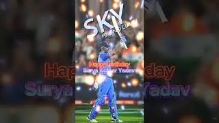 Happy birthday Surya Kumar Yadav #suryakumaryadav #sky #surya #happybirthday #shorts #ytshorts