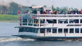 Dhaka to Chandpur MV Bogdadia-12 Launch | Satisfying ASMR Video | Kawsar Collection