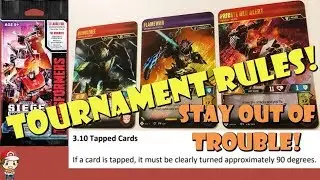 Big Transformers TCG Tournament Rules Updates (& How to Stay Out of Trouble)