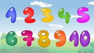 Learn to count Numbers 1 - 10 with Balloons |  WowkidsTV