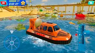 Realistic Boat Racing 3D Games- Coast Guard: Beach Rescue [ 4K 60 FPS ]
