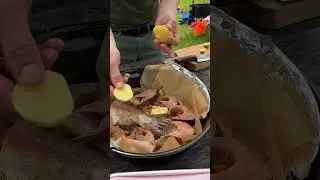 Outdoor Cooking🔥Nature Sounds #food #camping #nature #asmr