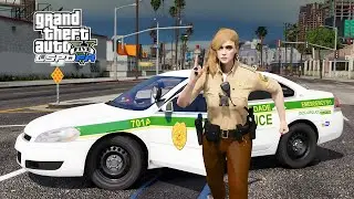 Gta 5 LSPDFR Playing As a Miami DADE Metro Female Officer - Impala S Routine Patrol