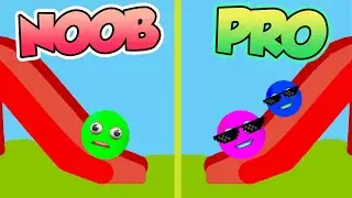 Ball Slider 3D - Noob vs PRO, fails, funny moments
