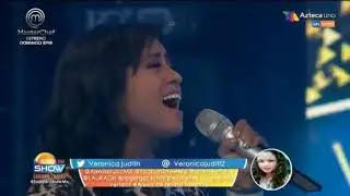 Paola Chuc  en todo un Show !! cantó vivo por ella y el sirenito
