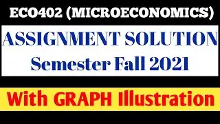 ECO402 ASSIGNMENT SOLUTION FILE 2021 || ASSIGNMENT ECO402 WITH GRAPH || A to Z