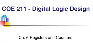مقرر Digital Logic Desig  شرح Registers and Counters