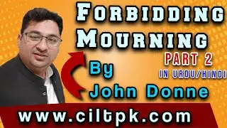 Forbidding Mourning 2 by Jhon Donne