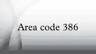 Area code 386