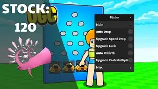 FREE UGC🔥!! Plinko For Ugc Script Roblox(Auto Drop-Auto Upgrade)!!