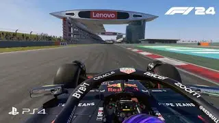 F1 24 Gameplay PS4 | Shanghai International Circuit - Max Verstappen Red Bull Racing ( 5 Laps )