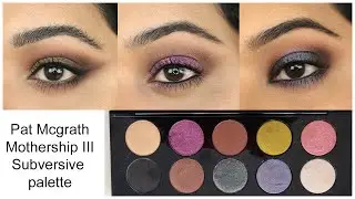 Pat Mcgrath Mothership III Subversive palette | 3 Looks 1 Palette