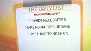 Daily List: 3 Ways to Make Your Guests More Comfortable