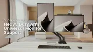 BenQ BDH01 Dual Monitor Arm: Heavy-Duty Strength for Dual Screen Productivity