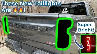 Recon Smoked Taillights for 2019-2021 Silverado