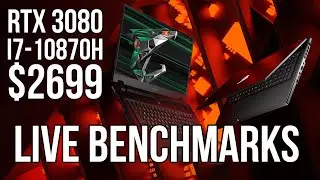 Aorus 17G LIVE Benchmarks (RTX 3080 Max-Q & i7-10870H)