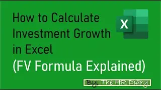 Как рассчитать рост инвестиций в Excel (объяснение формулы будущей стоимости)