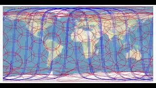 Iridium NEXT with Estimated Coverage Circle